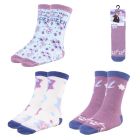 Pack de 3 paires de chaussettes Reine des Neiges 27/30