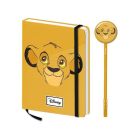  Notebook A5 + Stylo Roi Lion 