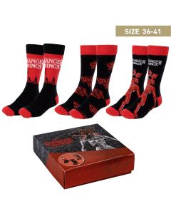 Pack de 3 paires de chaussettes Stranger Things 35/41