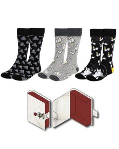 Pack de 3 paires de chaussettes " Enveloppe Pour Poudlard"