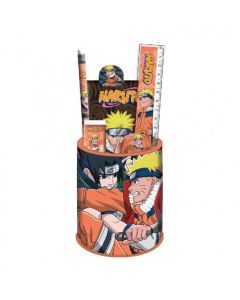 Set de Papeterie et pot à crayons Naruto